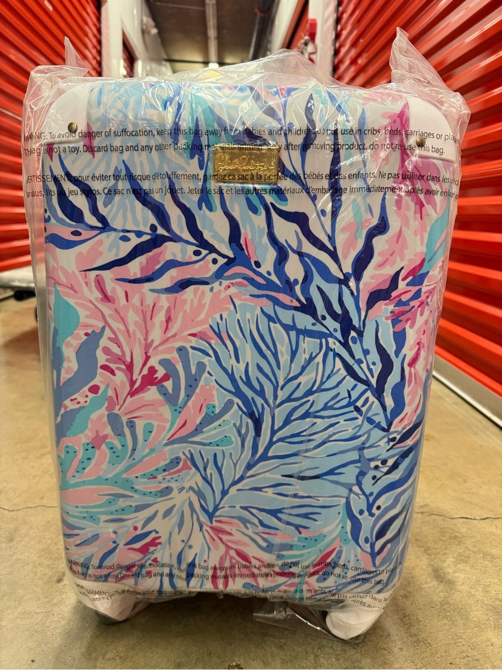 Lilly Pulitzer Rolling Hard Top Carry-On Suitcase